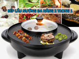 Bếp lẩu nướng điện đa năng 2 trong 1