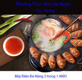 Bếp lẩu nướng điện đa năng 2 trong 1