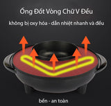 Bếp lẩu nướng điện đa năng 2 trong 1