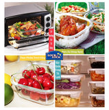 Bộ 3 hộp thủy tinh  LLG428S001