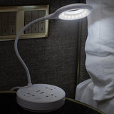 Đèn học, làm việc chống cận kèm ổ cắm đa năng D201901