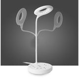 Đèn học, làm việc chống cận kèm ổ cắm đa năng D201901